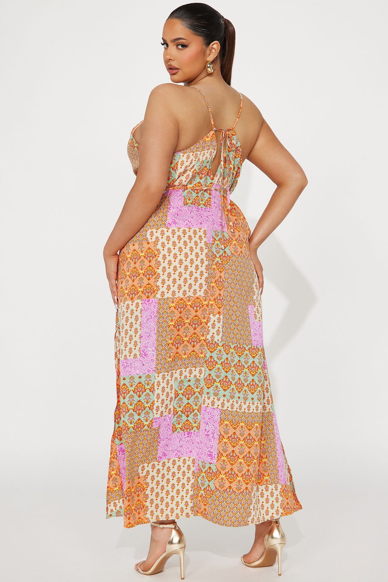 Jana Printed Maxi Dress - Multi Color