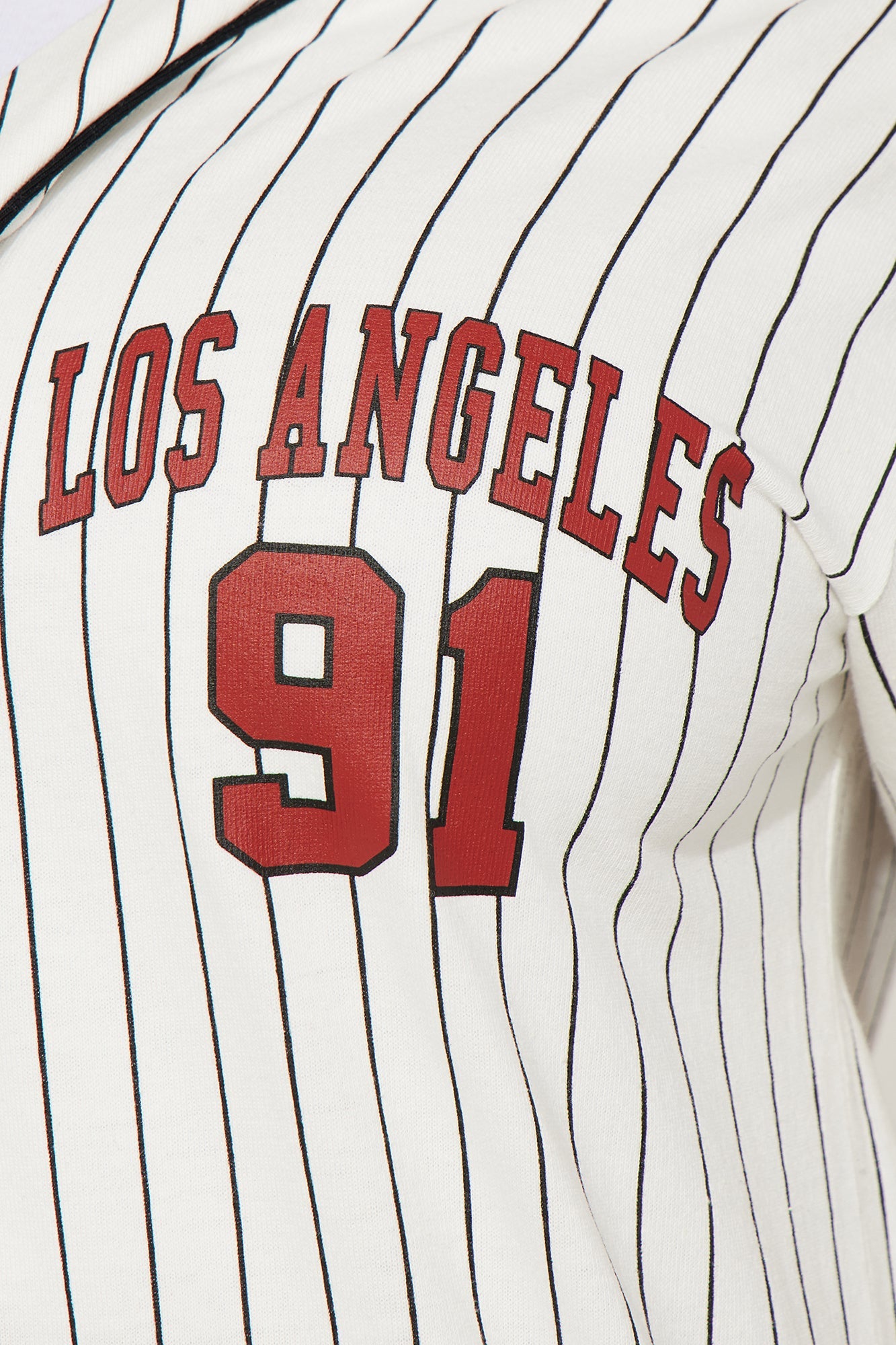 Los Angeles Jersey Mini Dress - White/combo