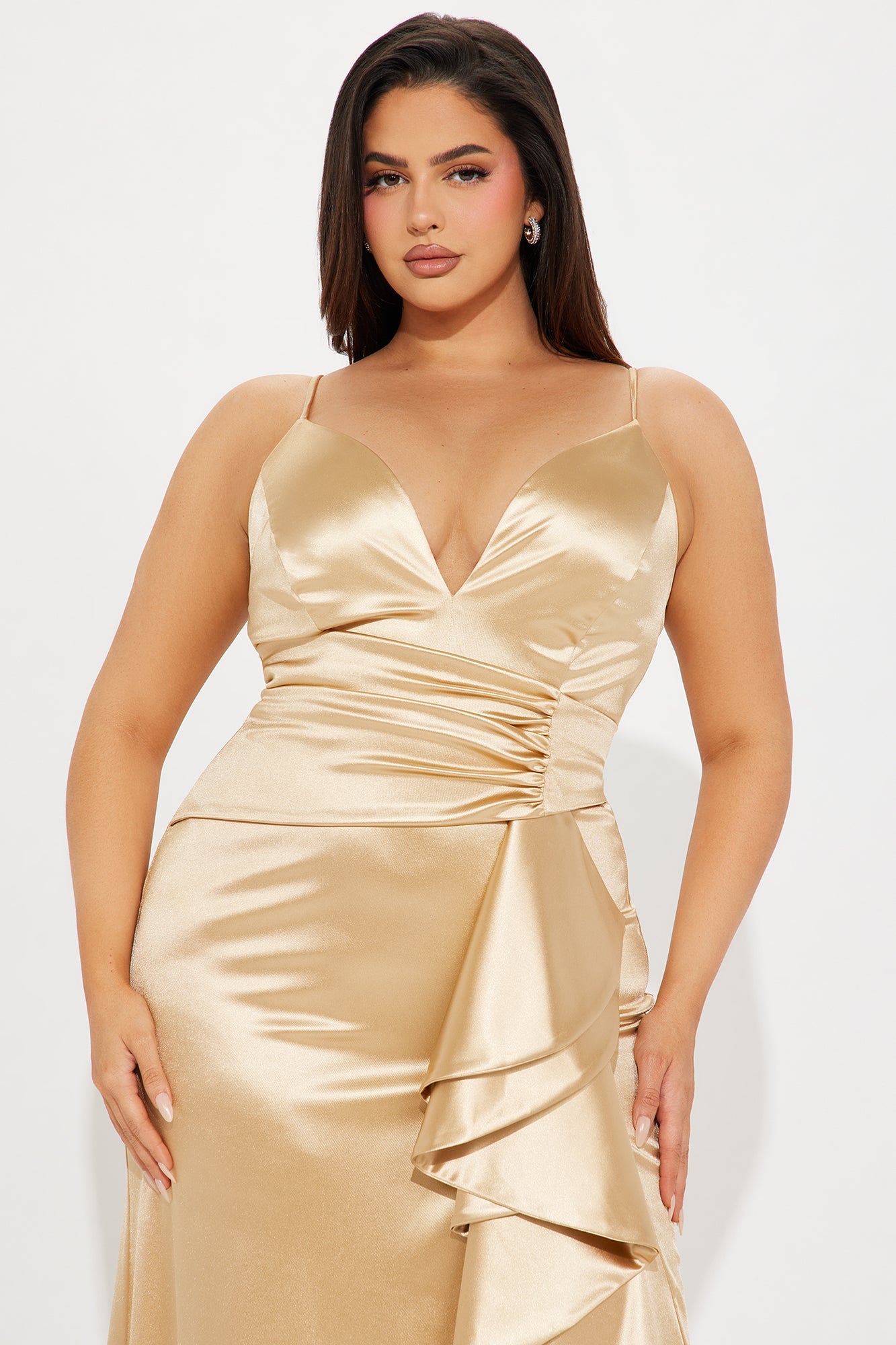 Talking About Me Gown - Champagne