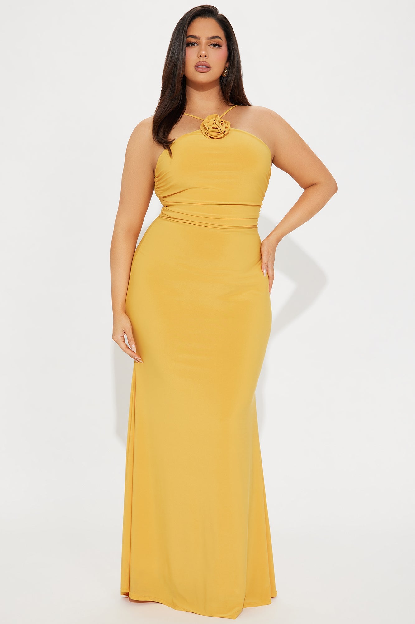 Come To Me Maxi Dress - Mustard