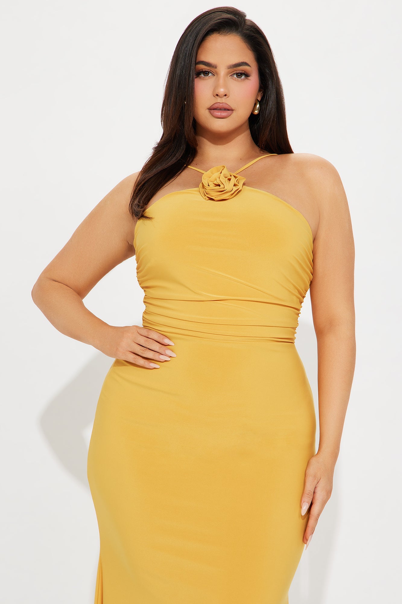 Come To Me Maxi Dress - Mustard