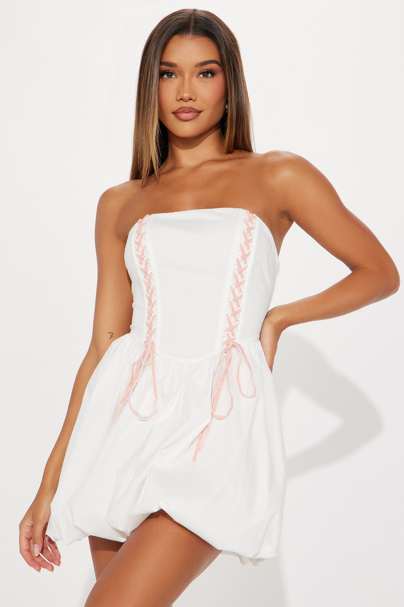 Coquette Dreams Mini Dress - White