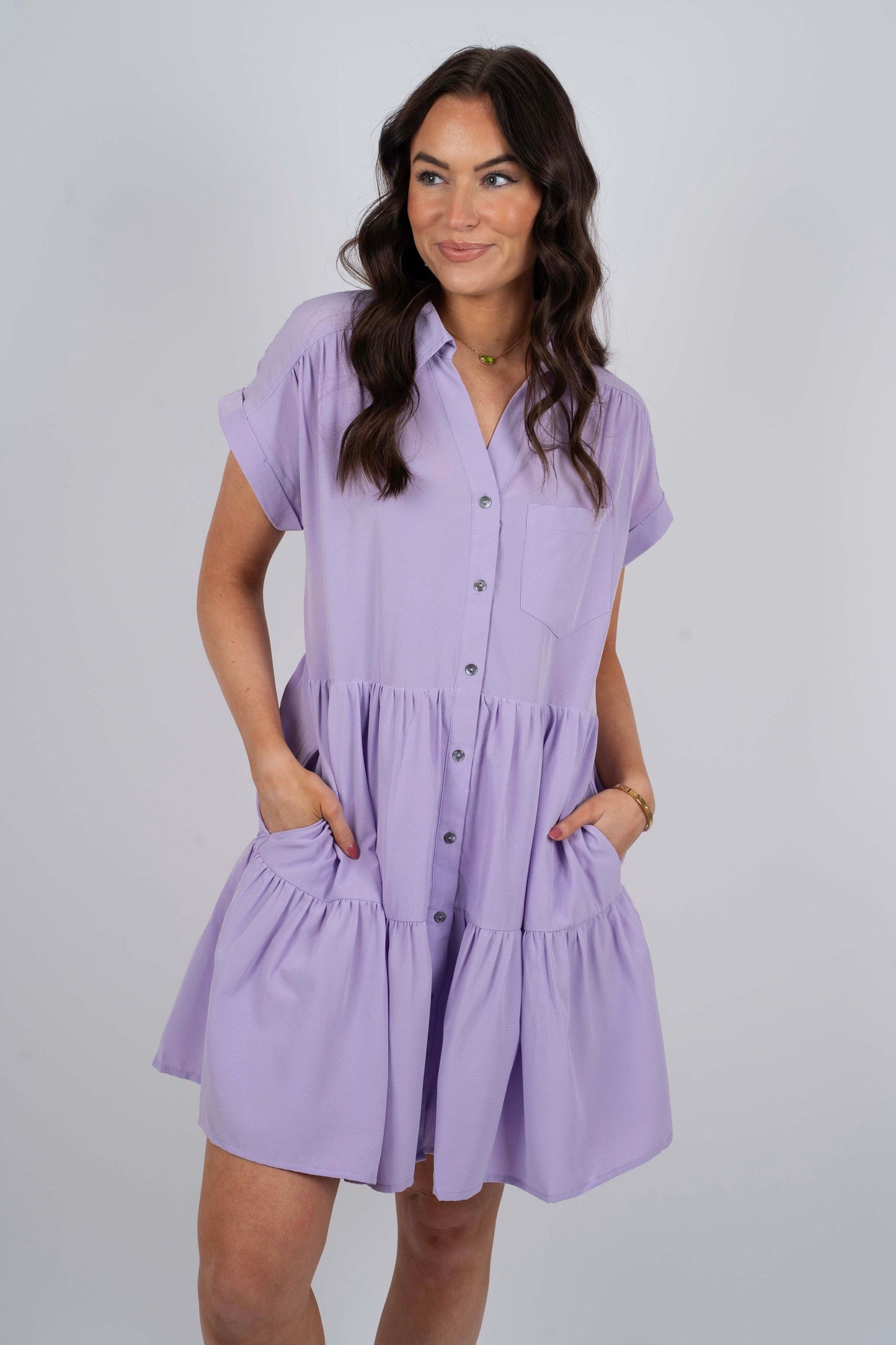 Follow You Around Dress (Lavender)