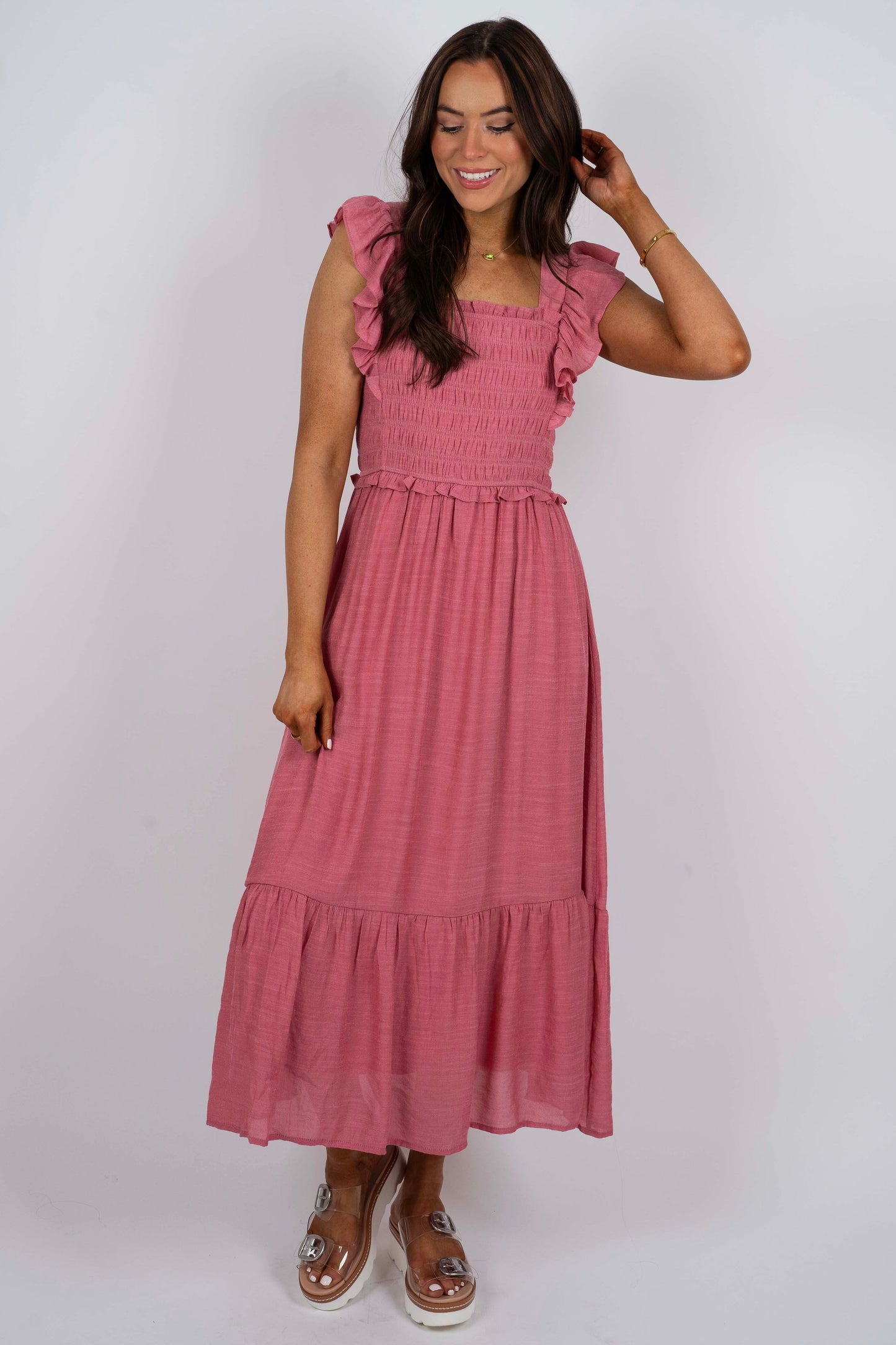 In Due Time Midi Dress