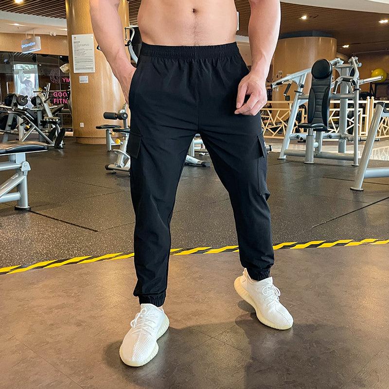 Slim Fit Fitness Training Pants For Men - amazitshop