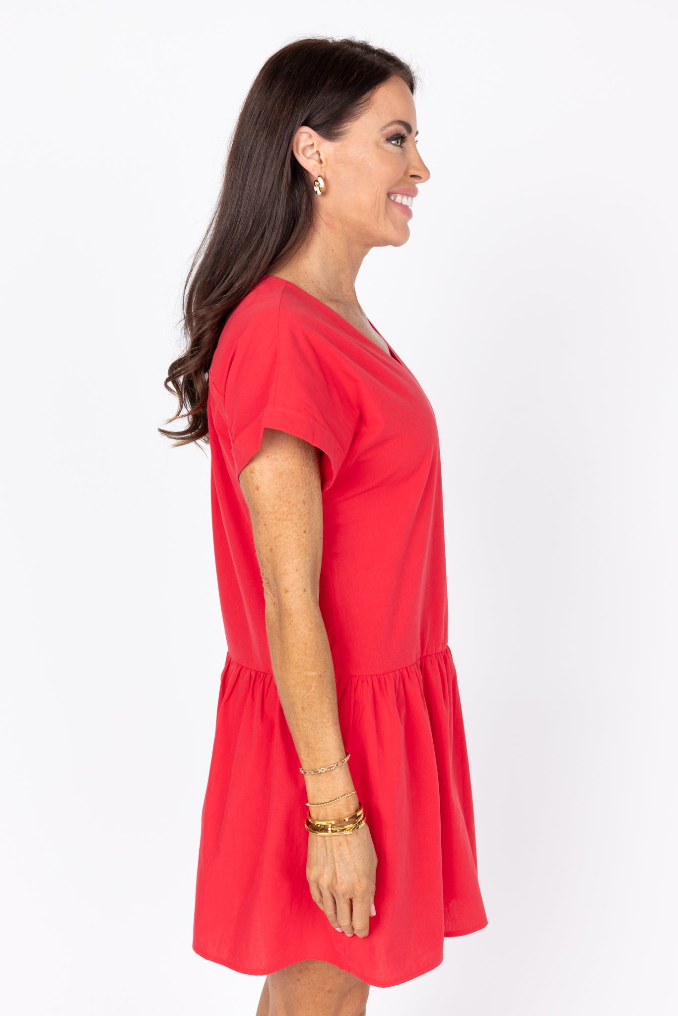 Cece Dress- Red- FINAL SALE