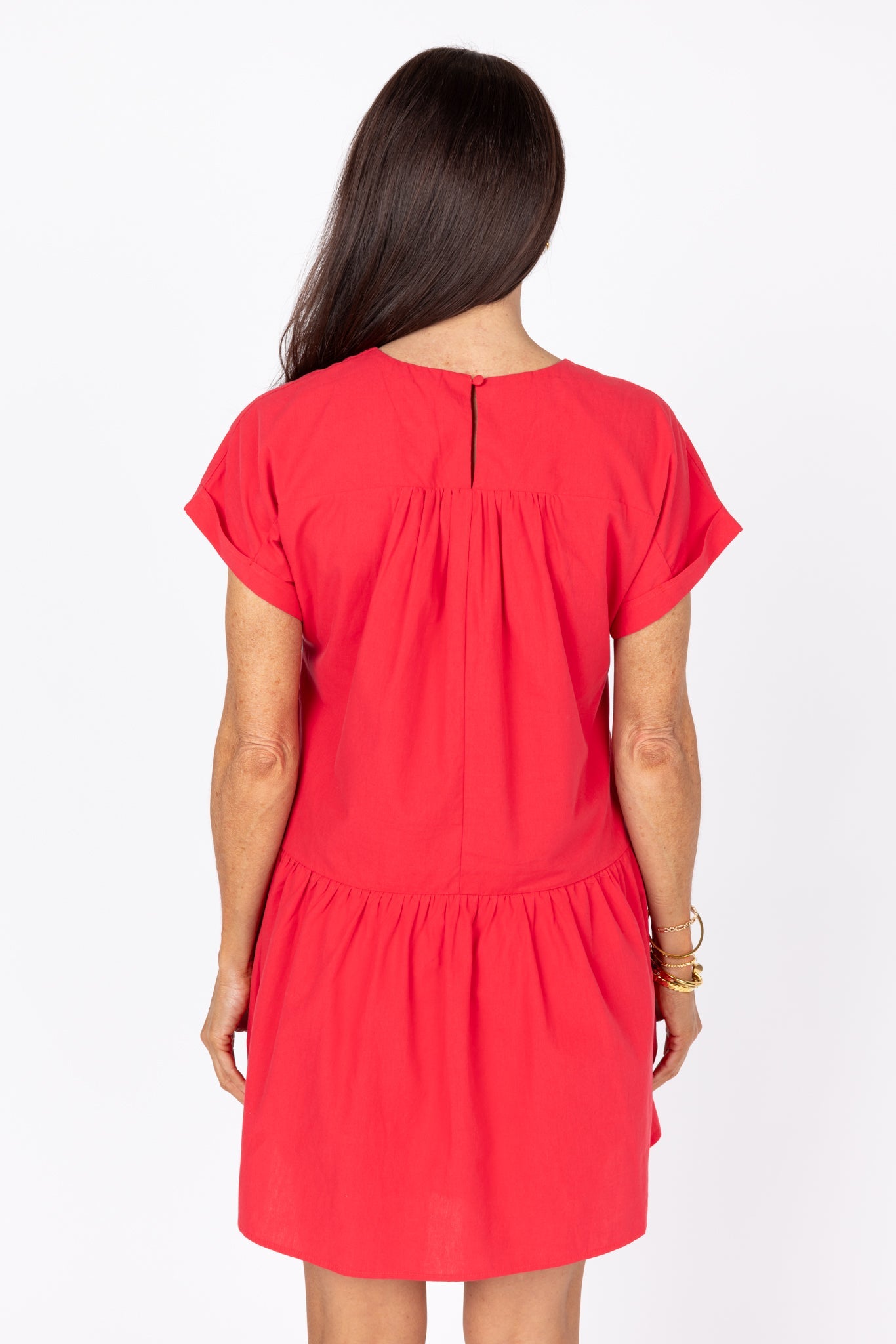 Cece Dress- Red- FINAL SALE