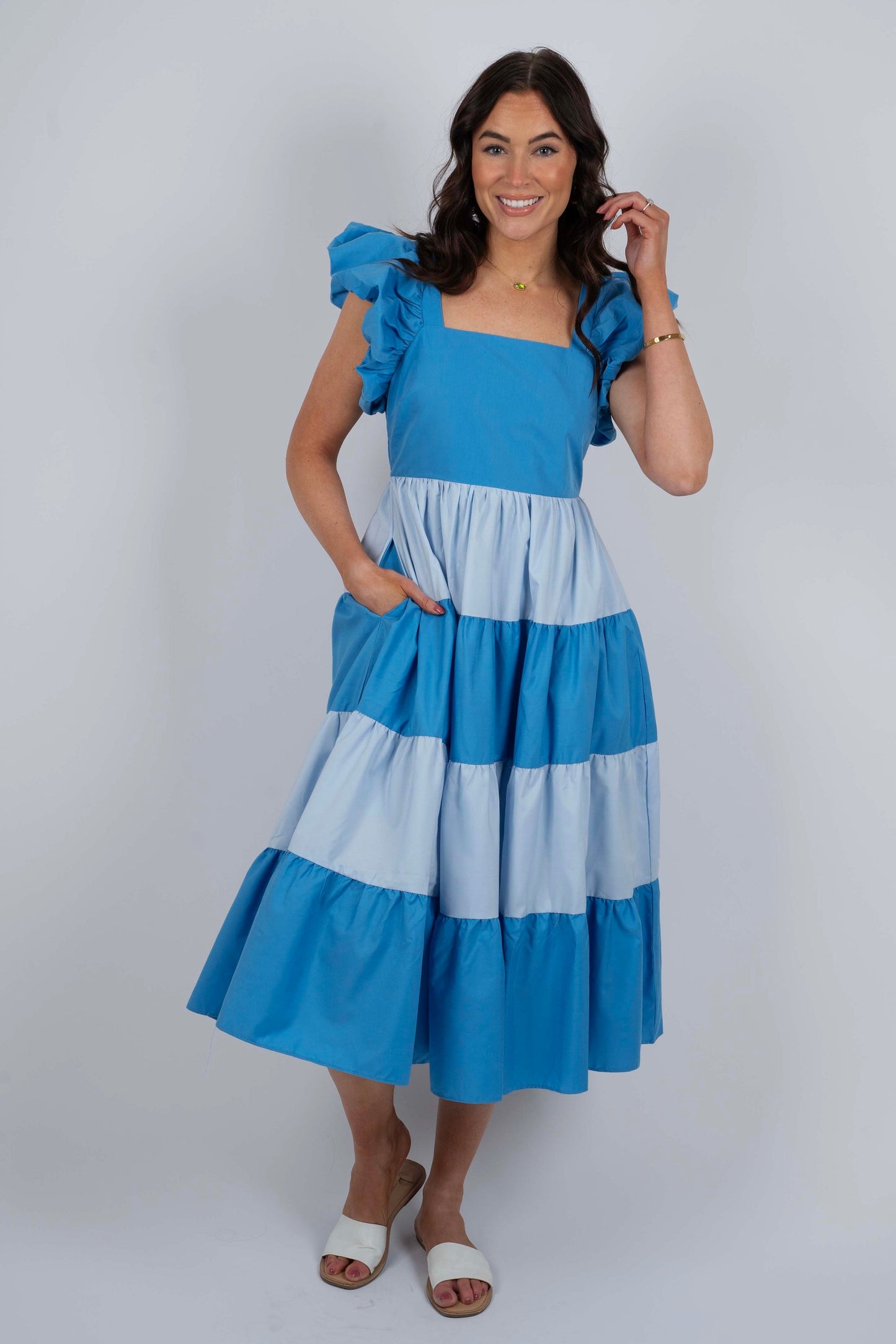 Fast Forward Dress (Blue)