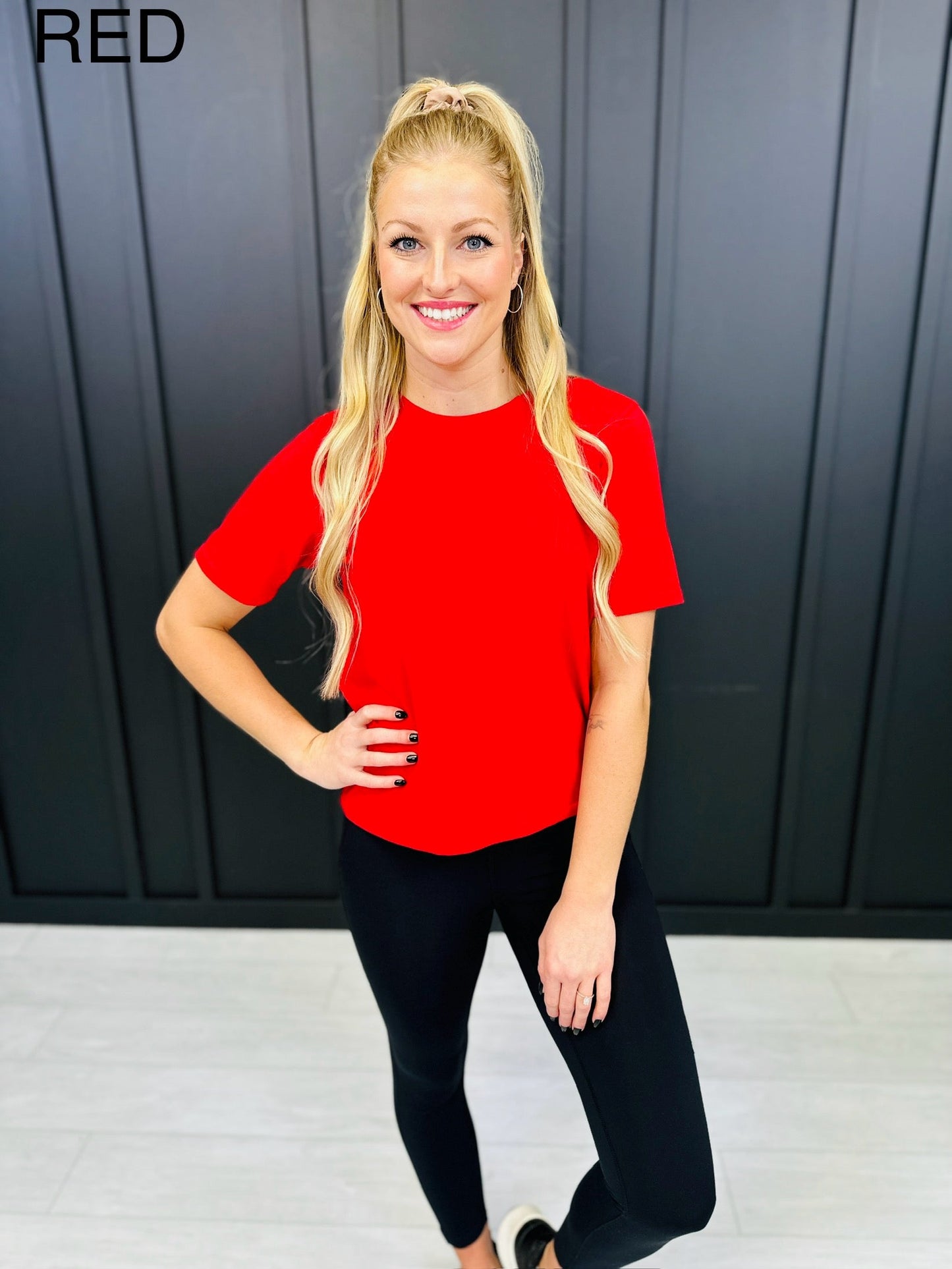RESTOCK! Mirror On The Wall Top- Multiple Colors!
