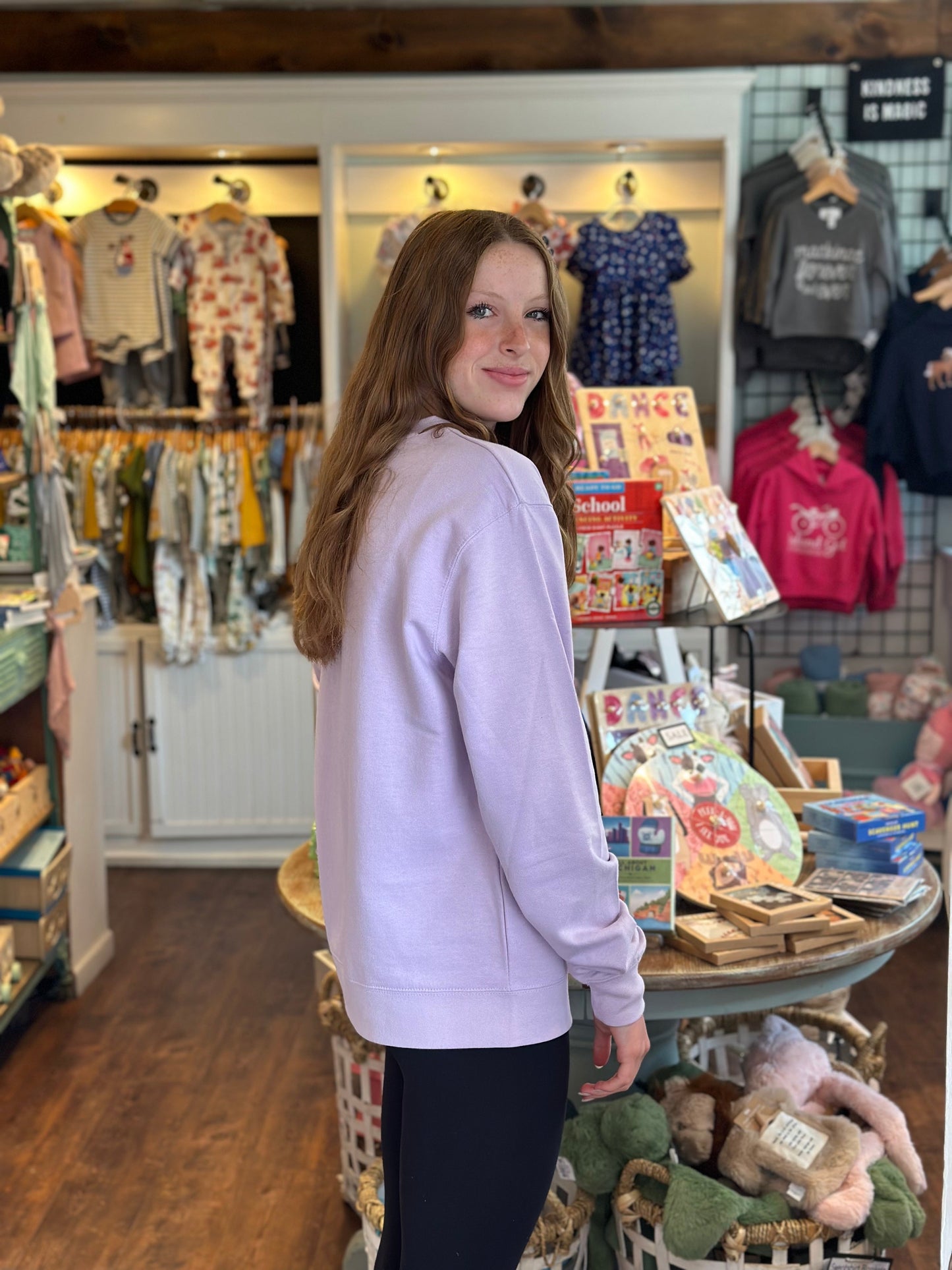Lilac Mackinac Island Crewneck