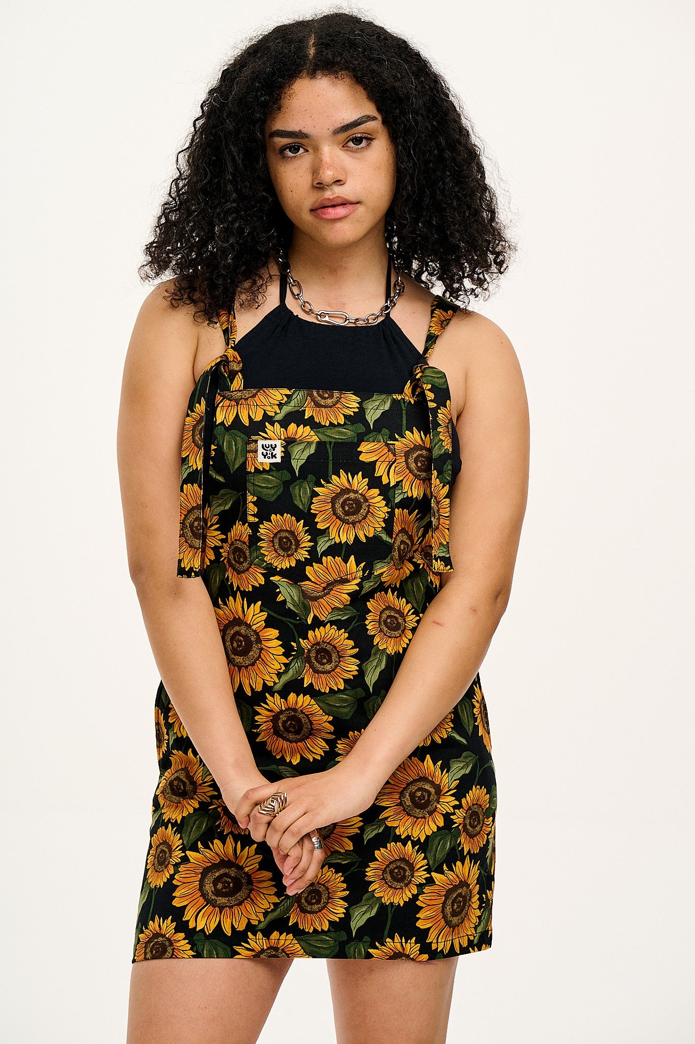 Mini Pini Dress: ORGANIC TWILL - Sunflower