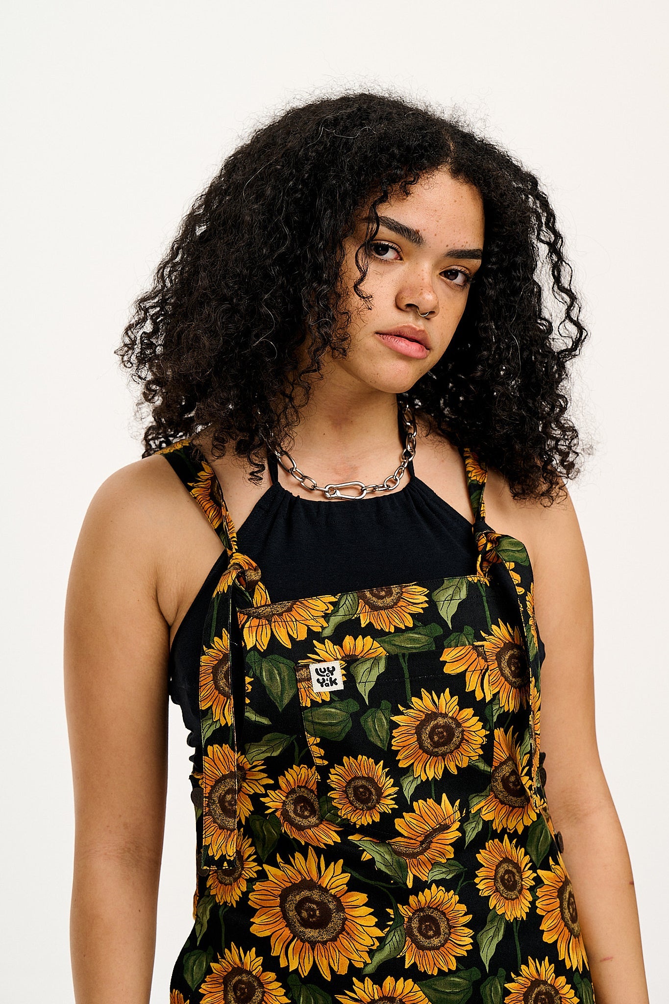Mini Pini Dress: ORGANIC TWILL - Sunflower