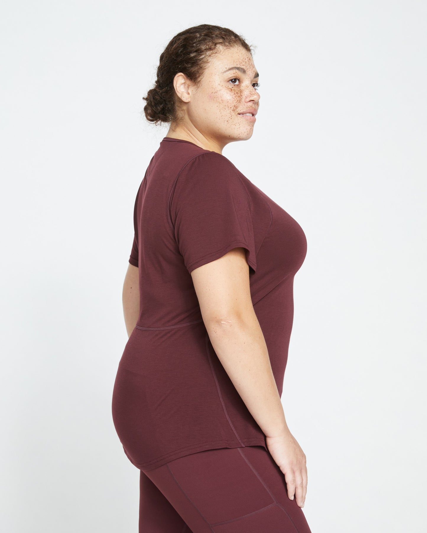 Mia Movement Tee - Black Cherry