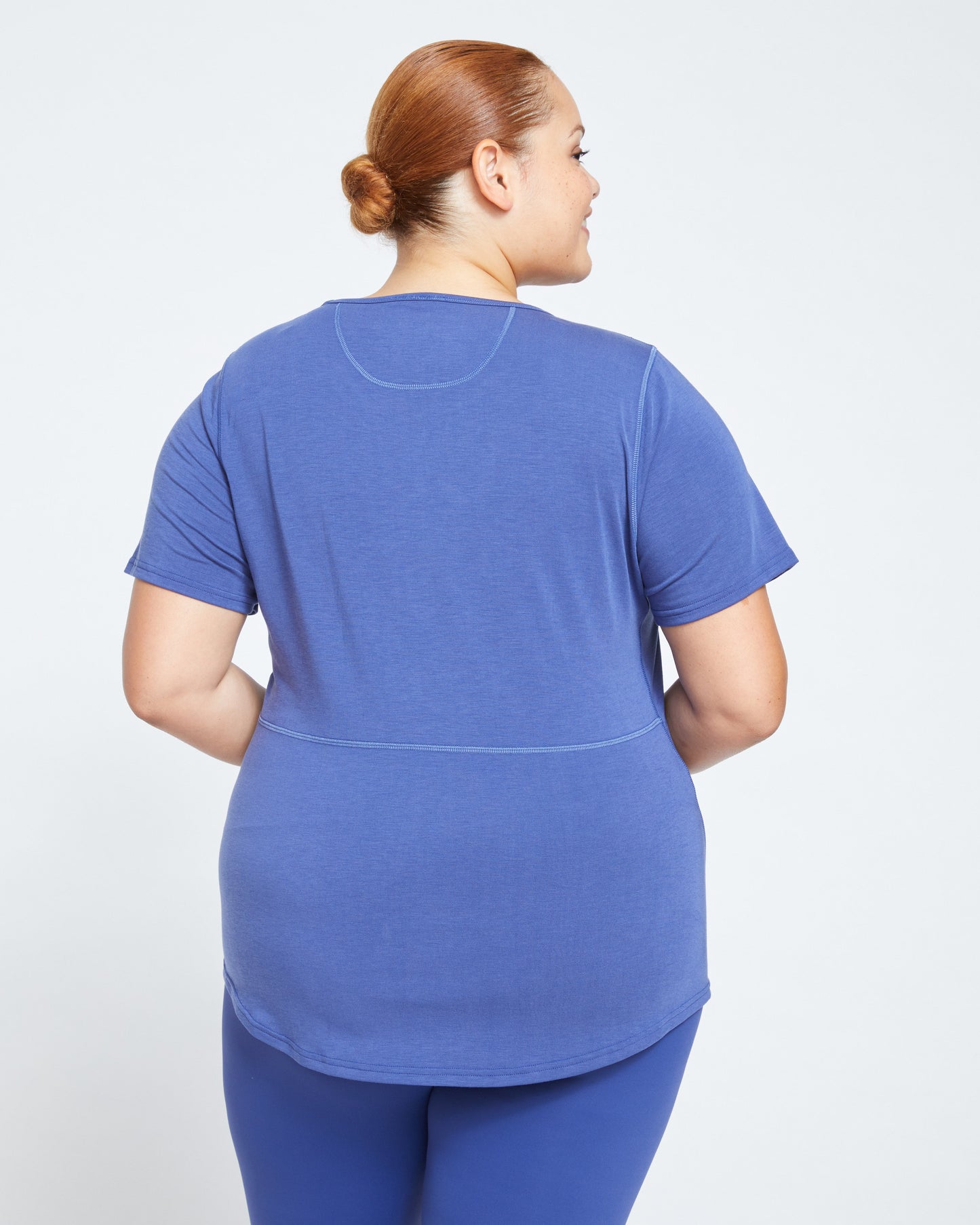 Mia Movement Tee - Rich Cobalt