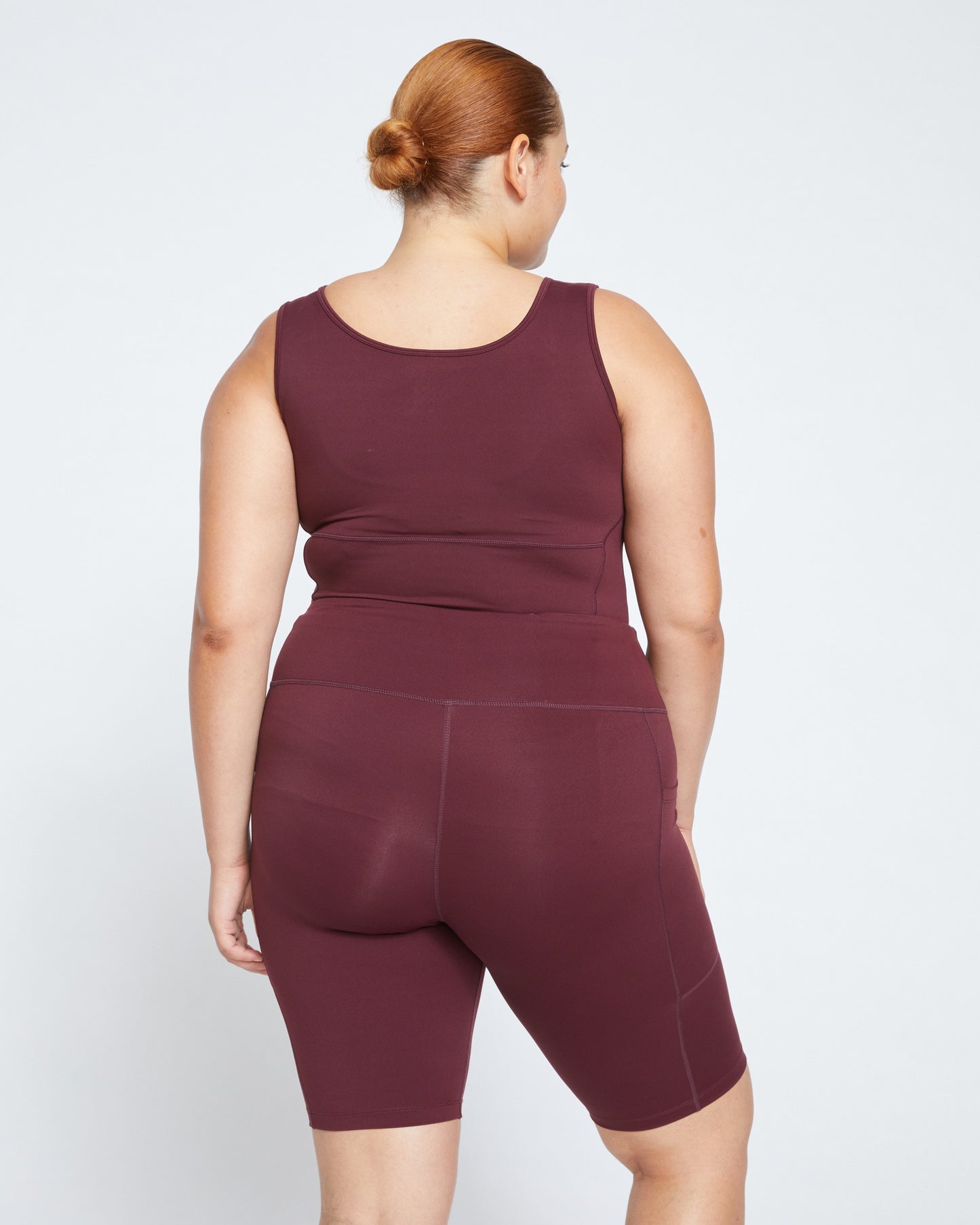 Next-to-Naked Bike Shorts - Black Cherry