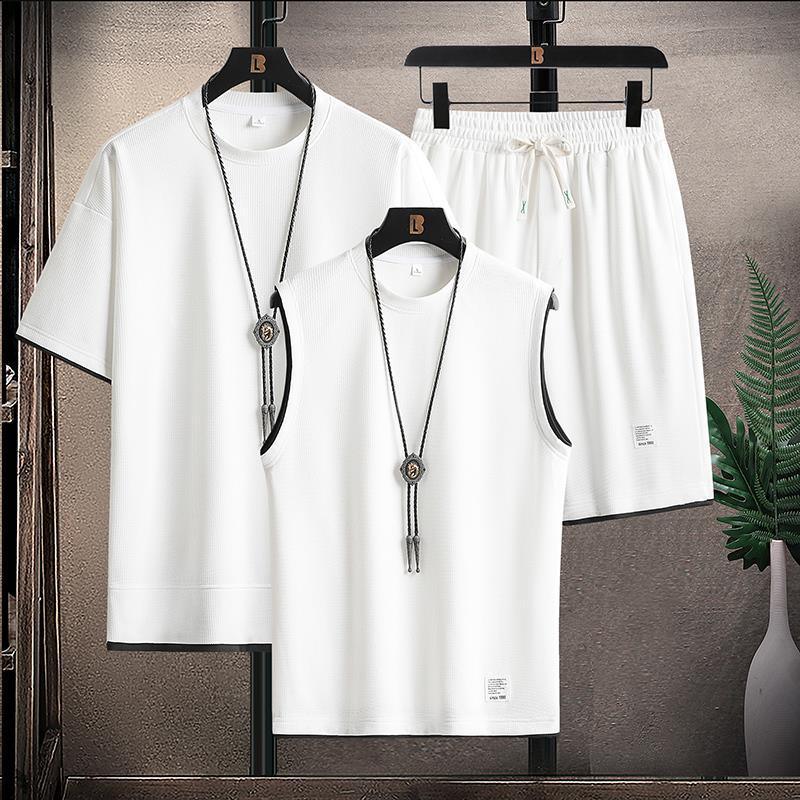 Men's Summer Short Sleeve Shorts A Set Of Leisure Sports Suit - amazitshop