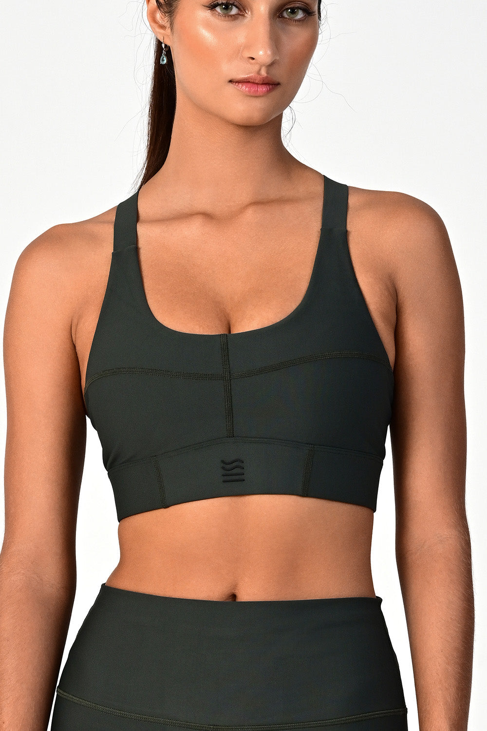 Soho Dark Olive Active Bra