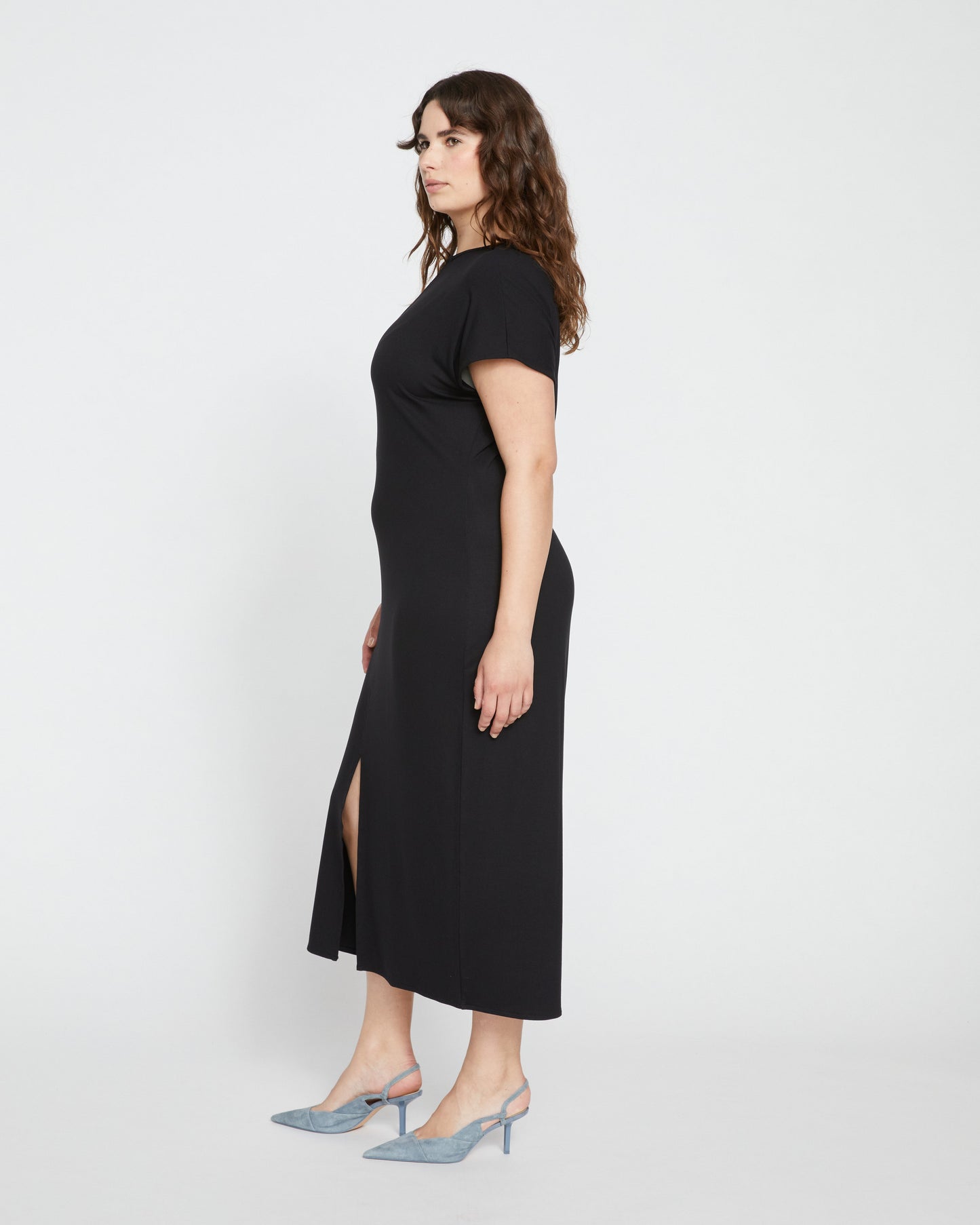 Spritz Divine Jersey Shift Dress - Black
