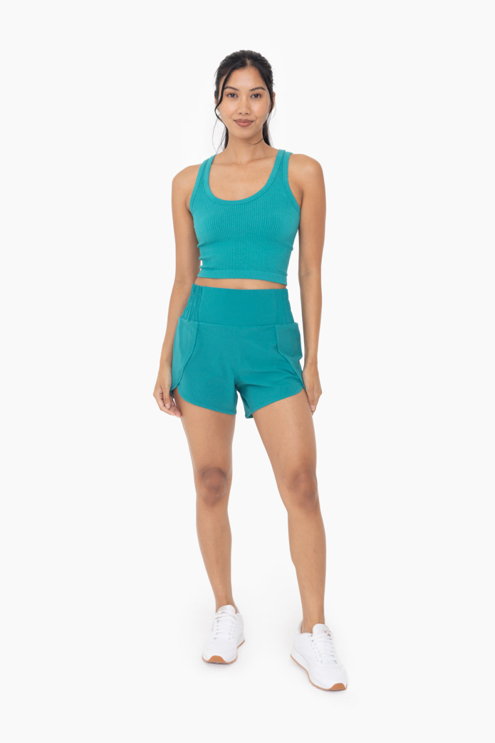 Flat Front Athletic Short