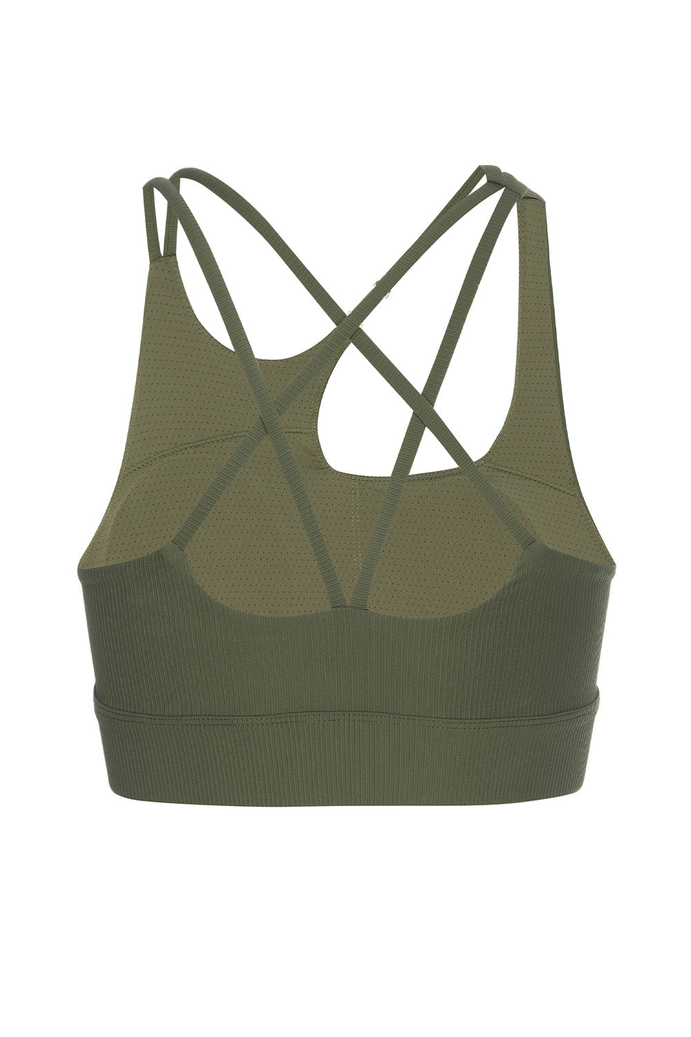 Melrose Army Ribbed Bra