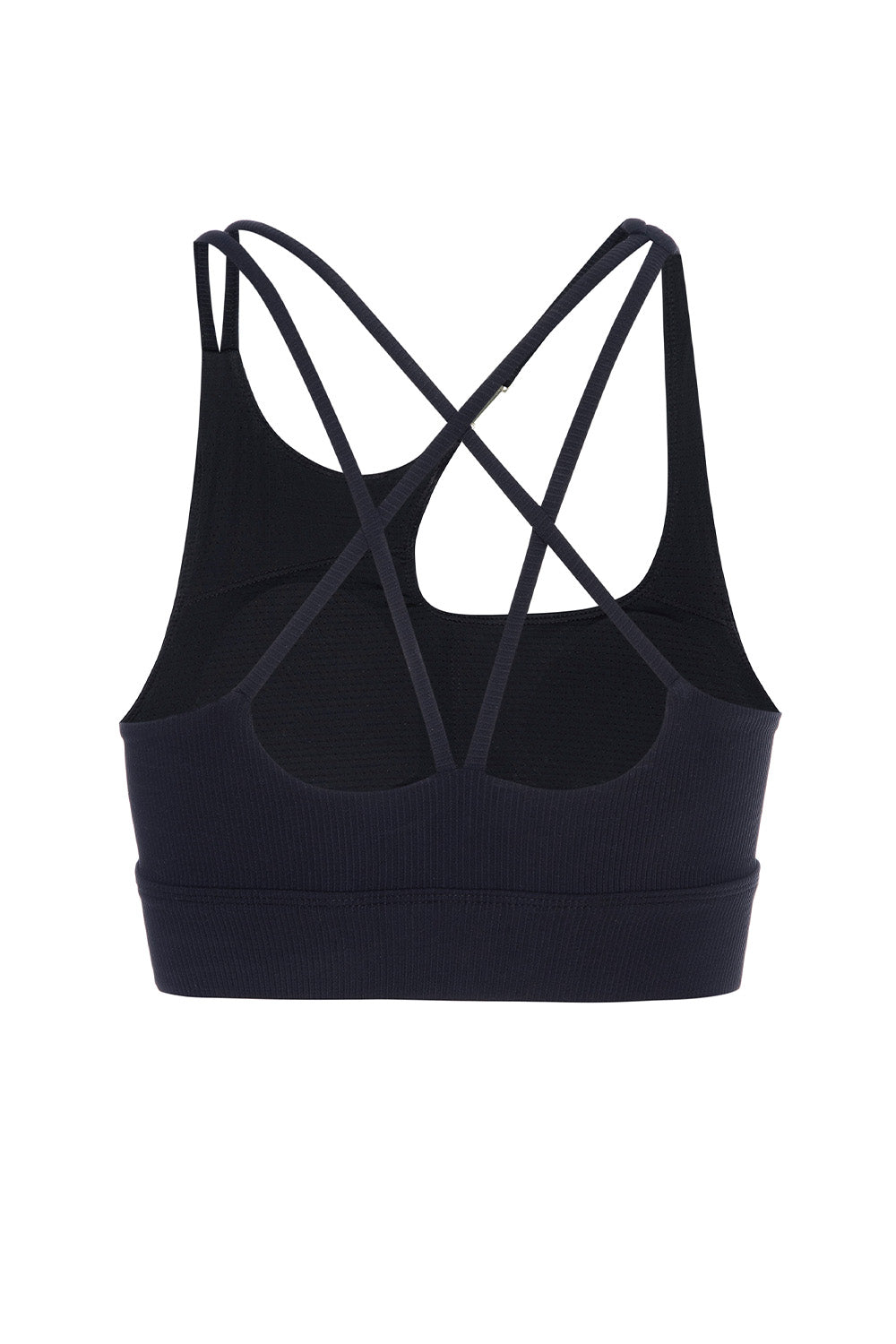 Melrose Black Ribbed Bra