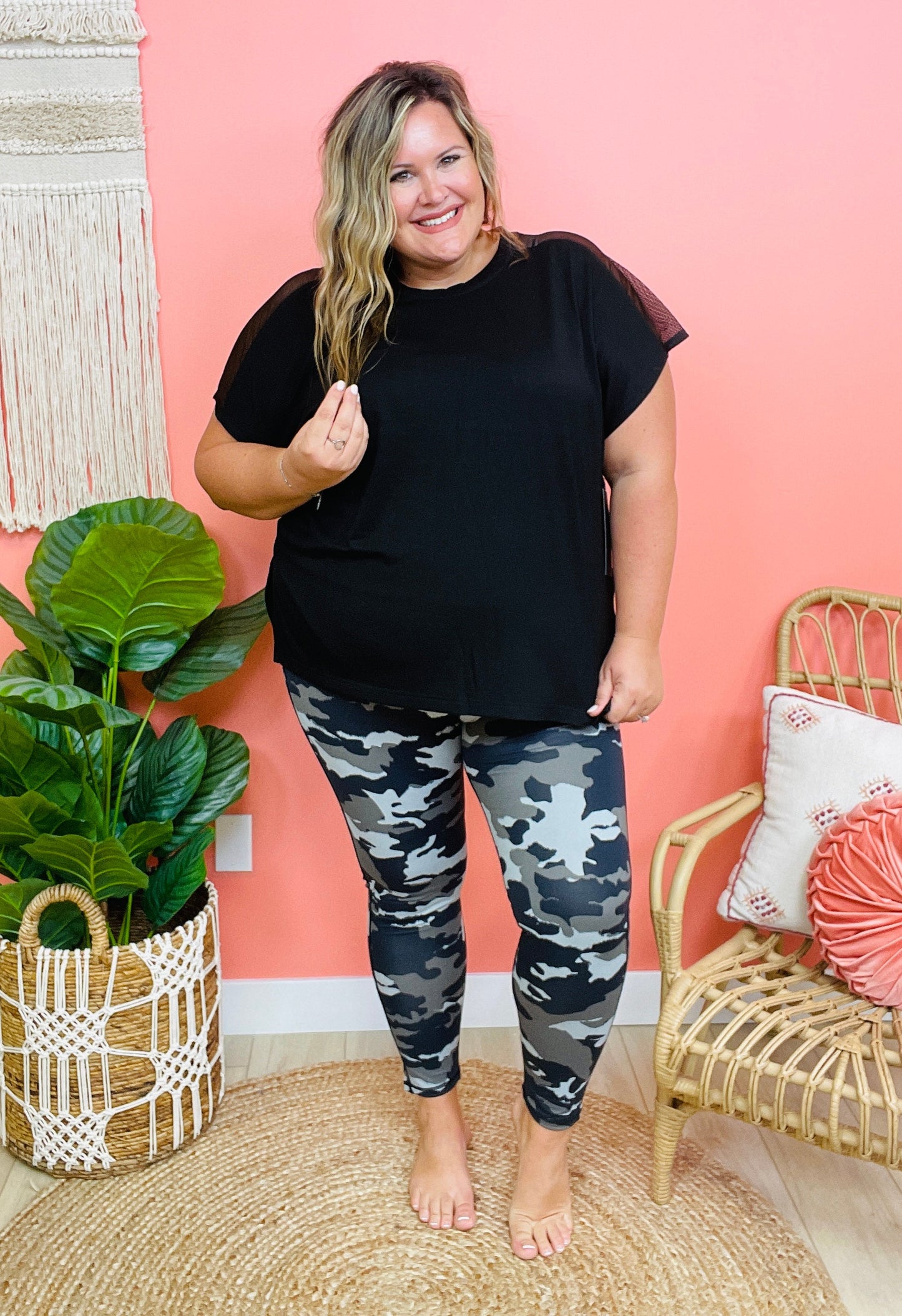 RESTOCK PLUS/REG Saturday Stretches Leggings