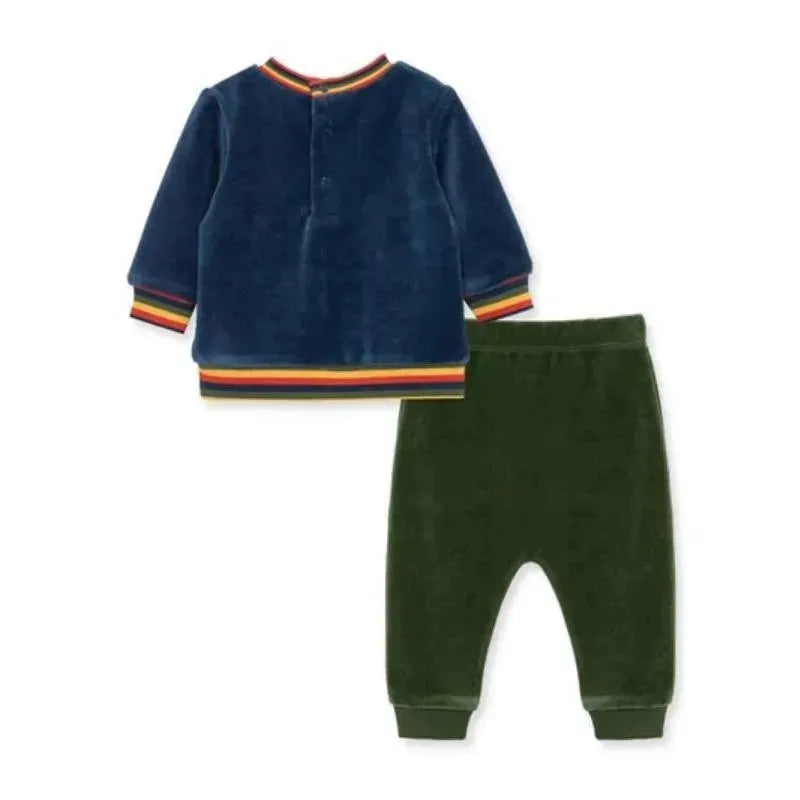 Little Me - 2Pk Little Me Dino Fun Velour Set