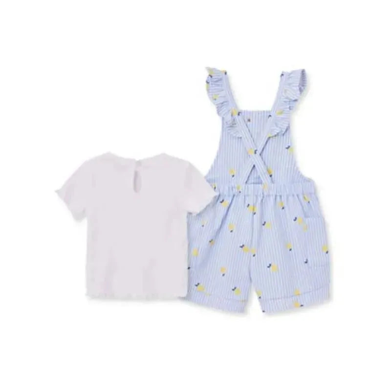 Little Me - Baby Girl Lemon Knit Jumper Set, Blue