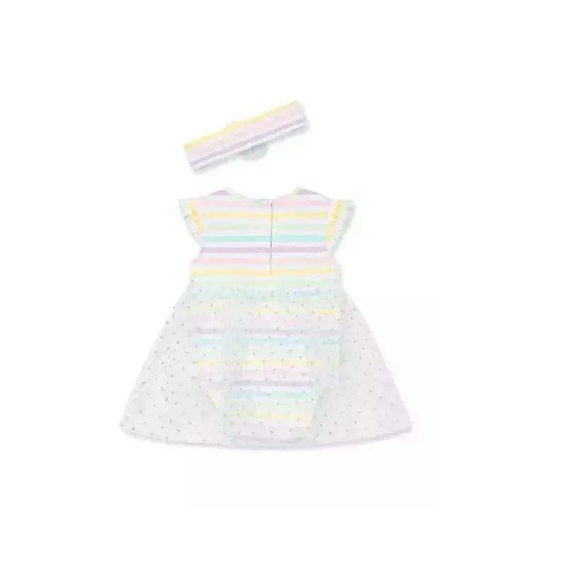 Little Me Rainbow Tutu Bodysuit - Multi Stripe