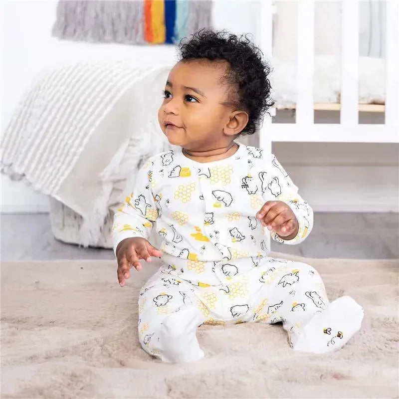 Magnetic Me - Baby Honey Bee Mine Organic Cotton Magnetic Footie