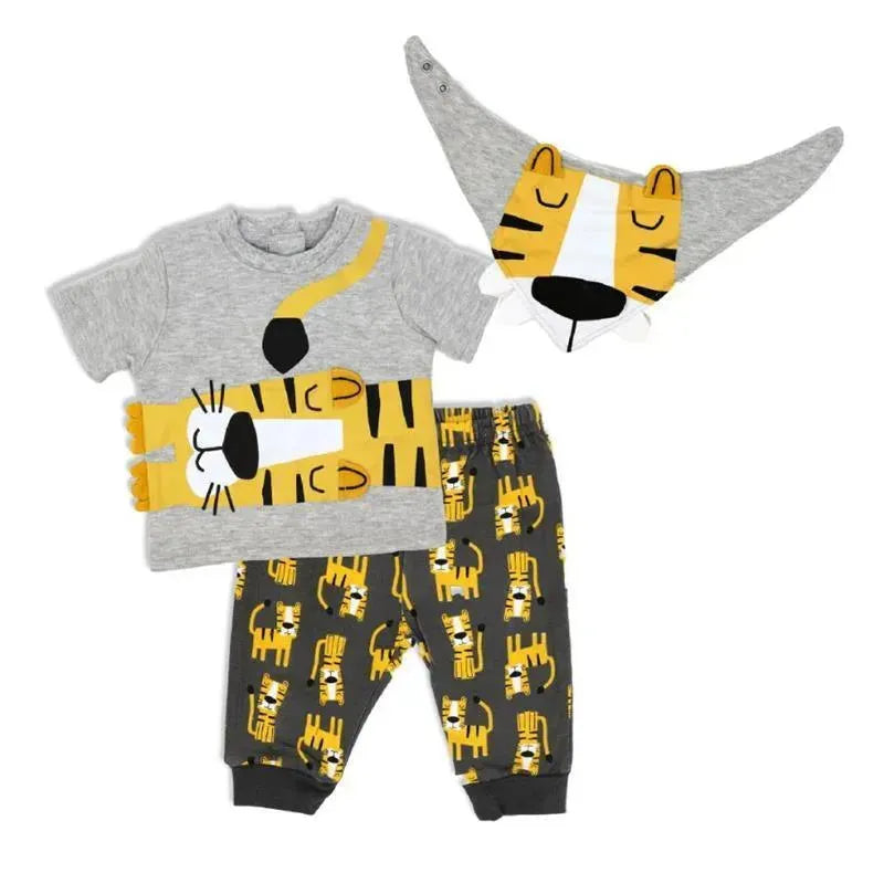 Rose Textiles - 3Pk Baby Boy Short Set, Tiger
