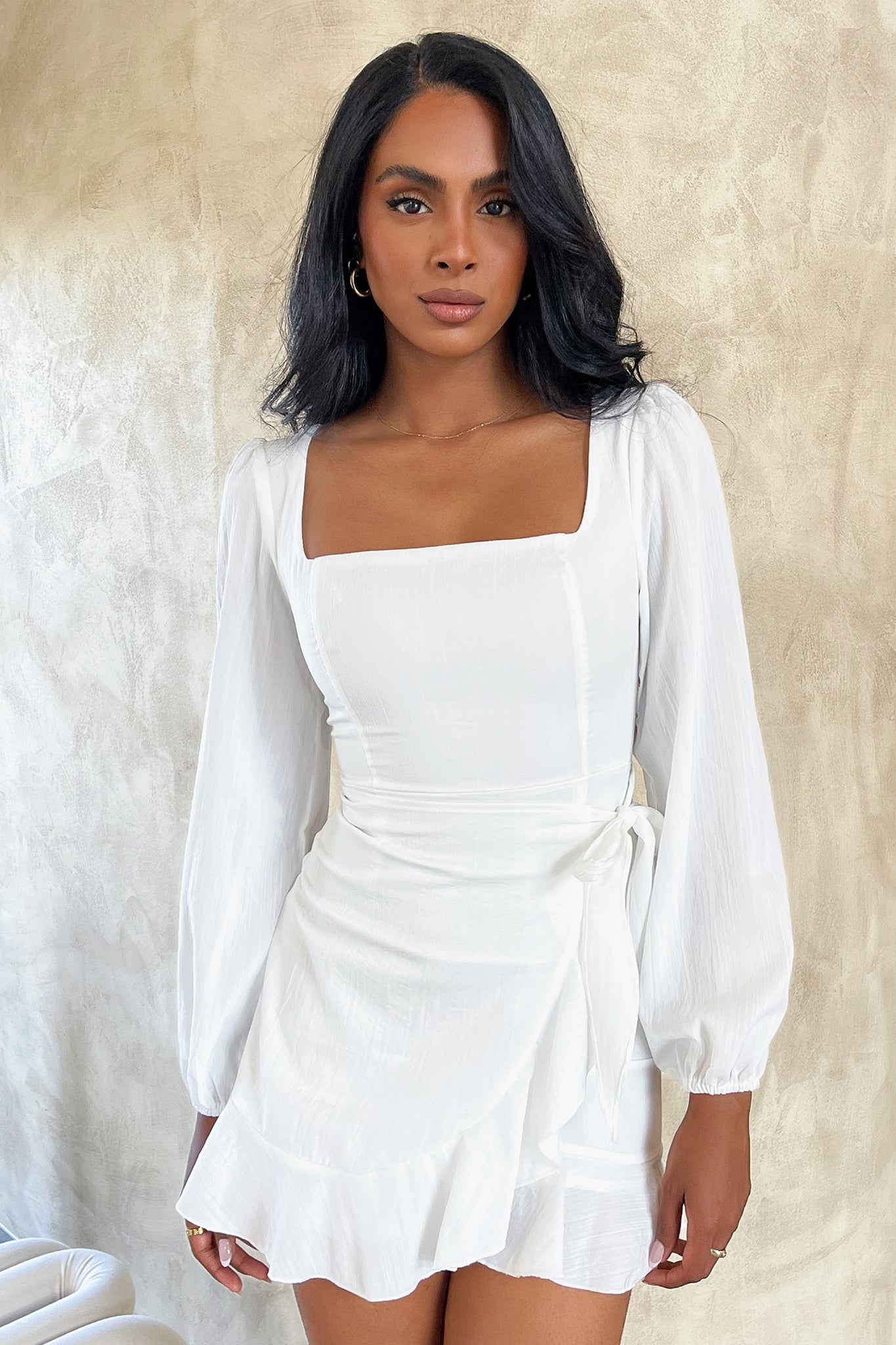 Silvana Dress - White