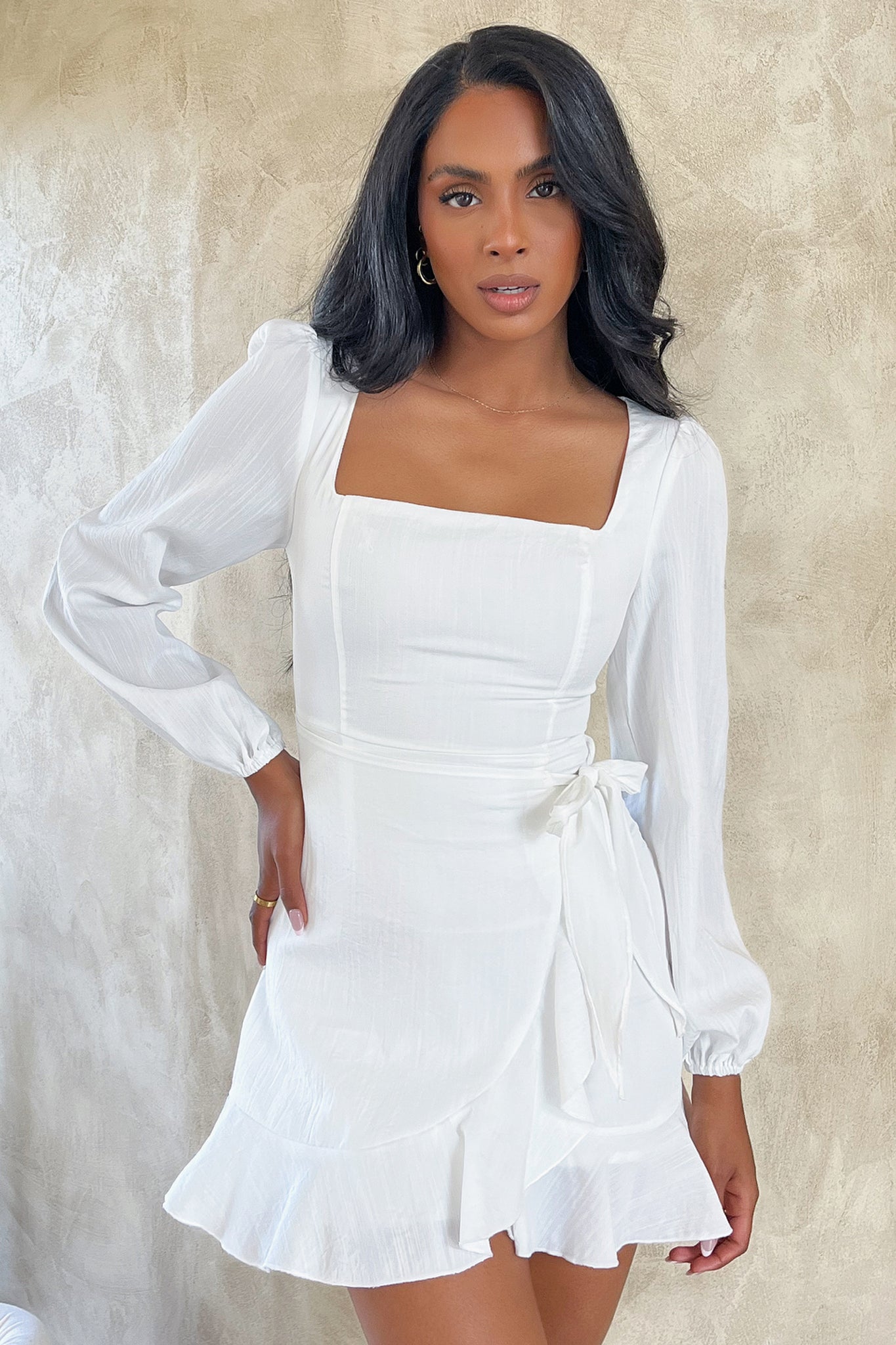 Silvana Dress - White