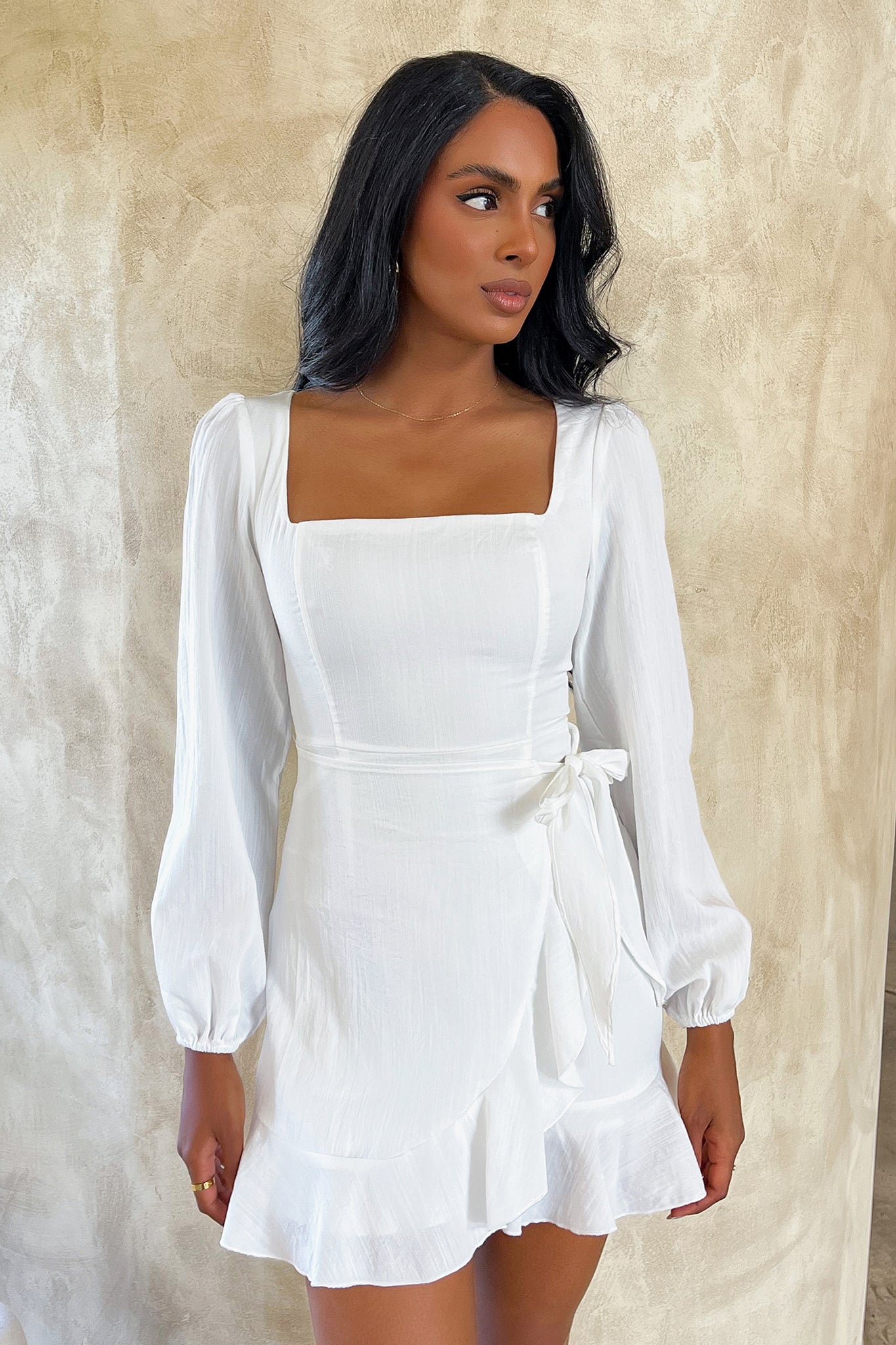 Silvana Dress - White