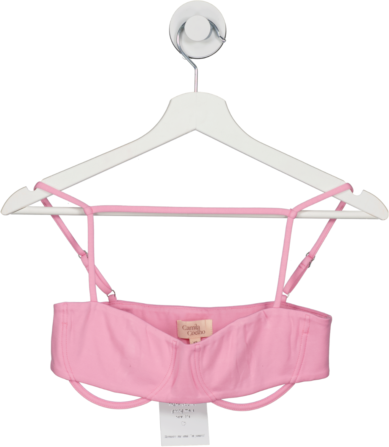 Camila Coelho Pink Micro Top UK XS