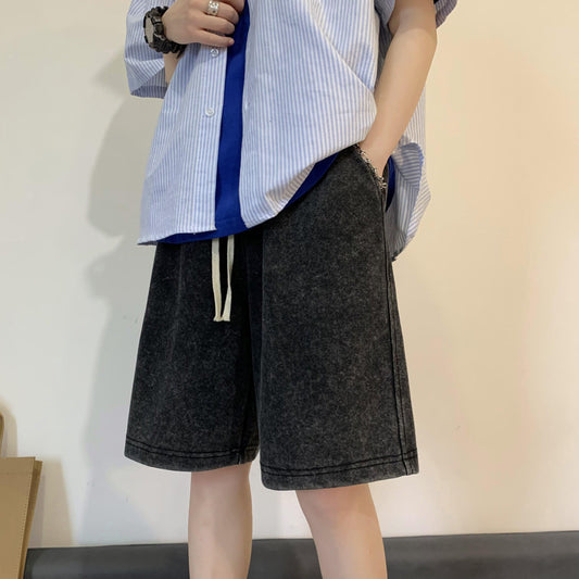Washed Sports Shorts For Men In Summer - amazitshop