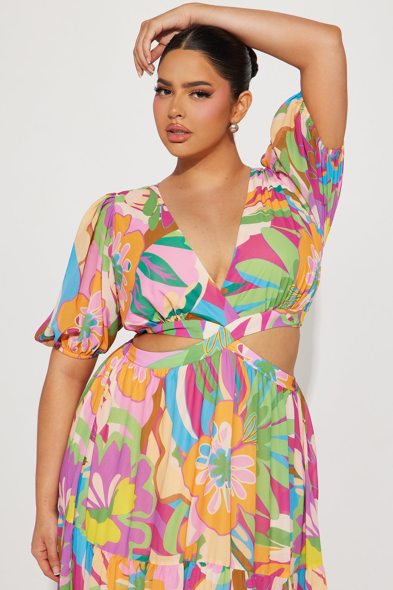 Riviera Dreams Maxi Dress - Multi Color