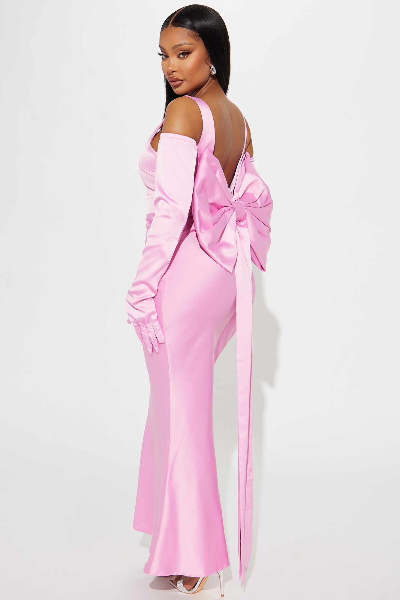 Audrey's Bow Gown - Pink