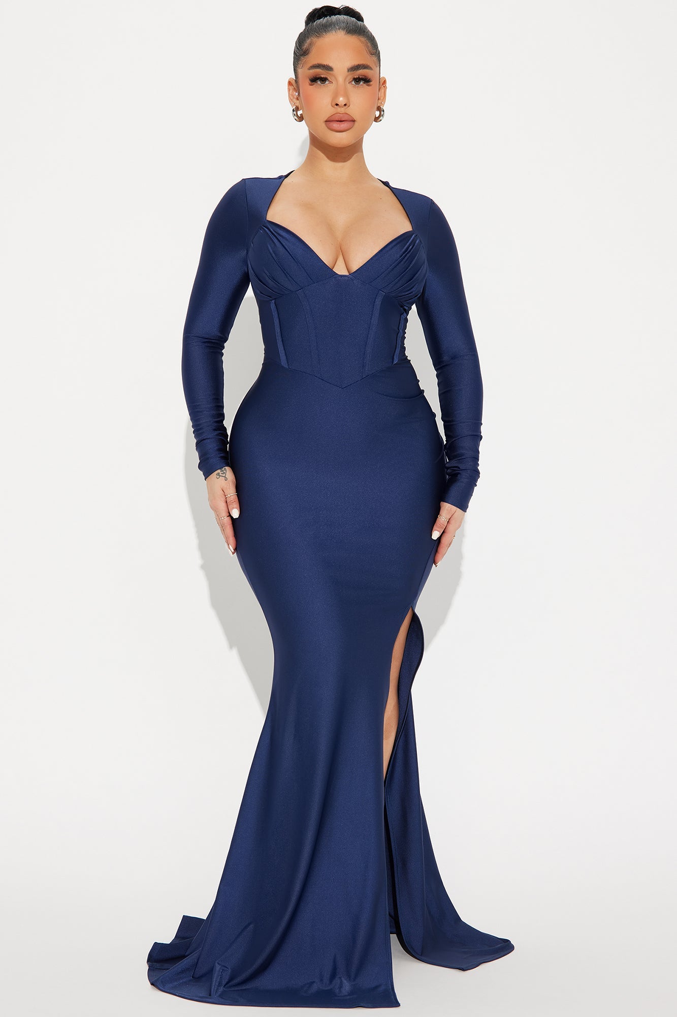 Royalty Maxi Dress - Navy