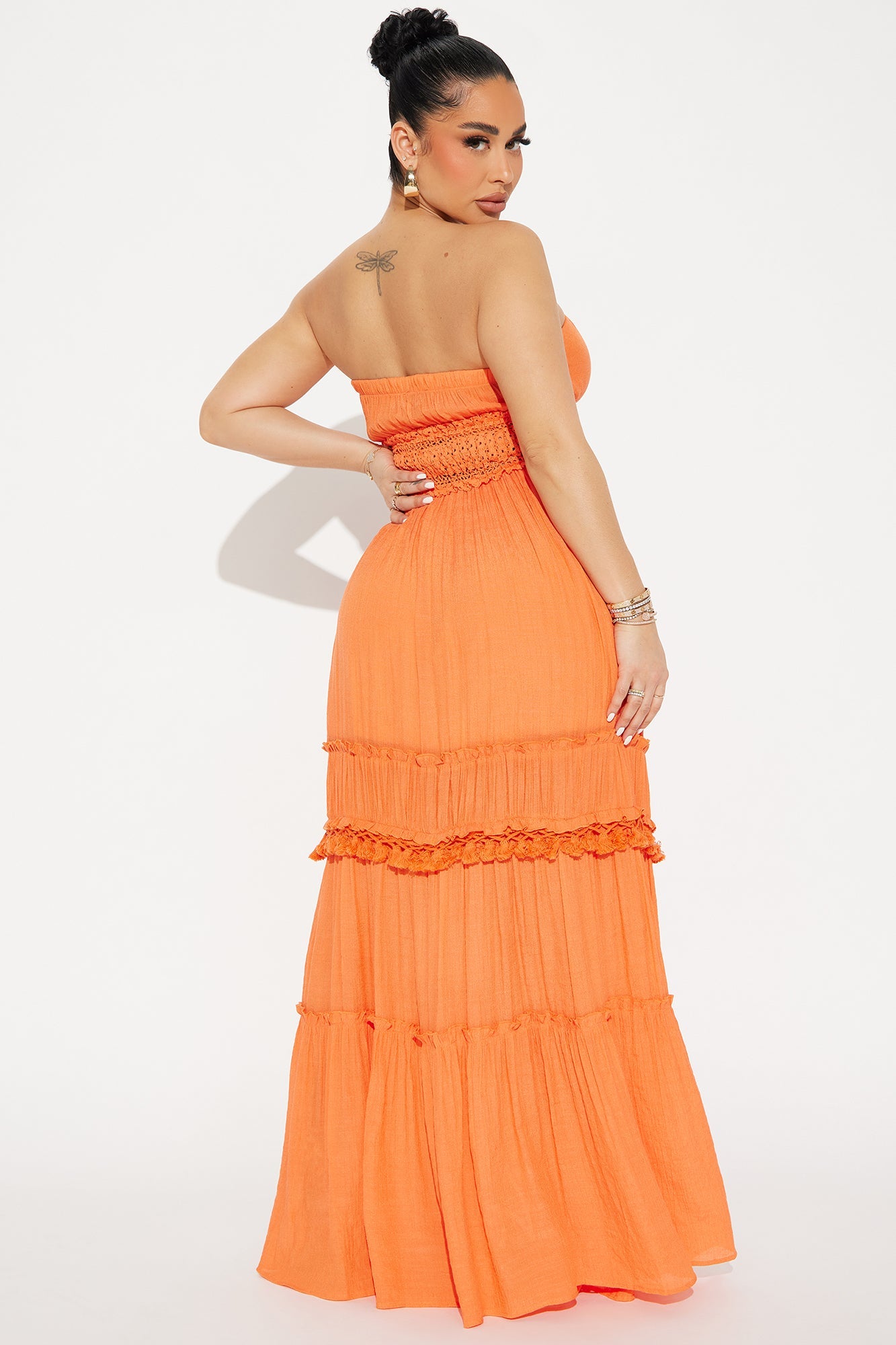 Vacation Mode Maxi Dress - Orange