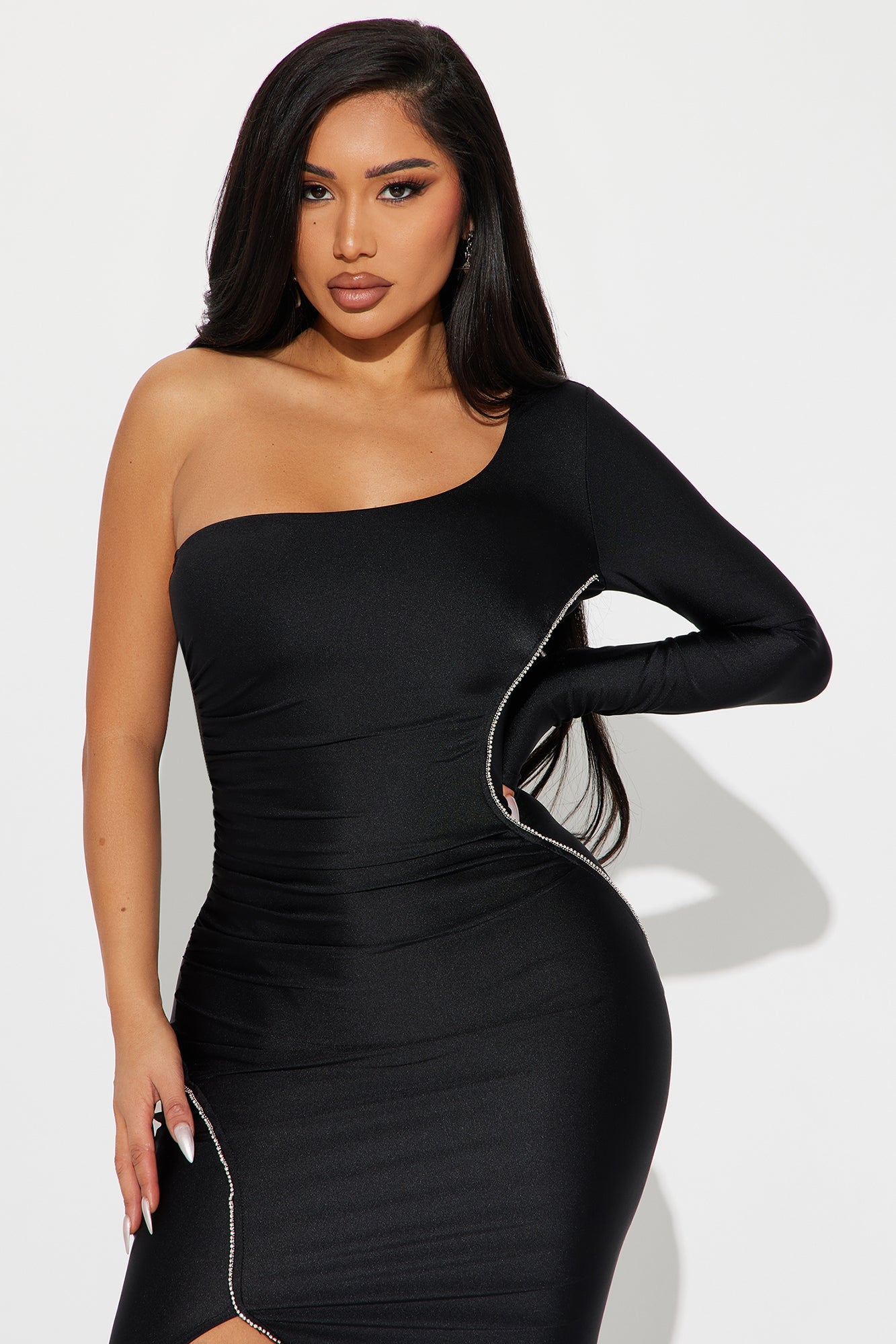 True Elegance Maxi Dress - Black