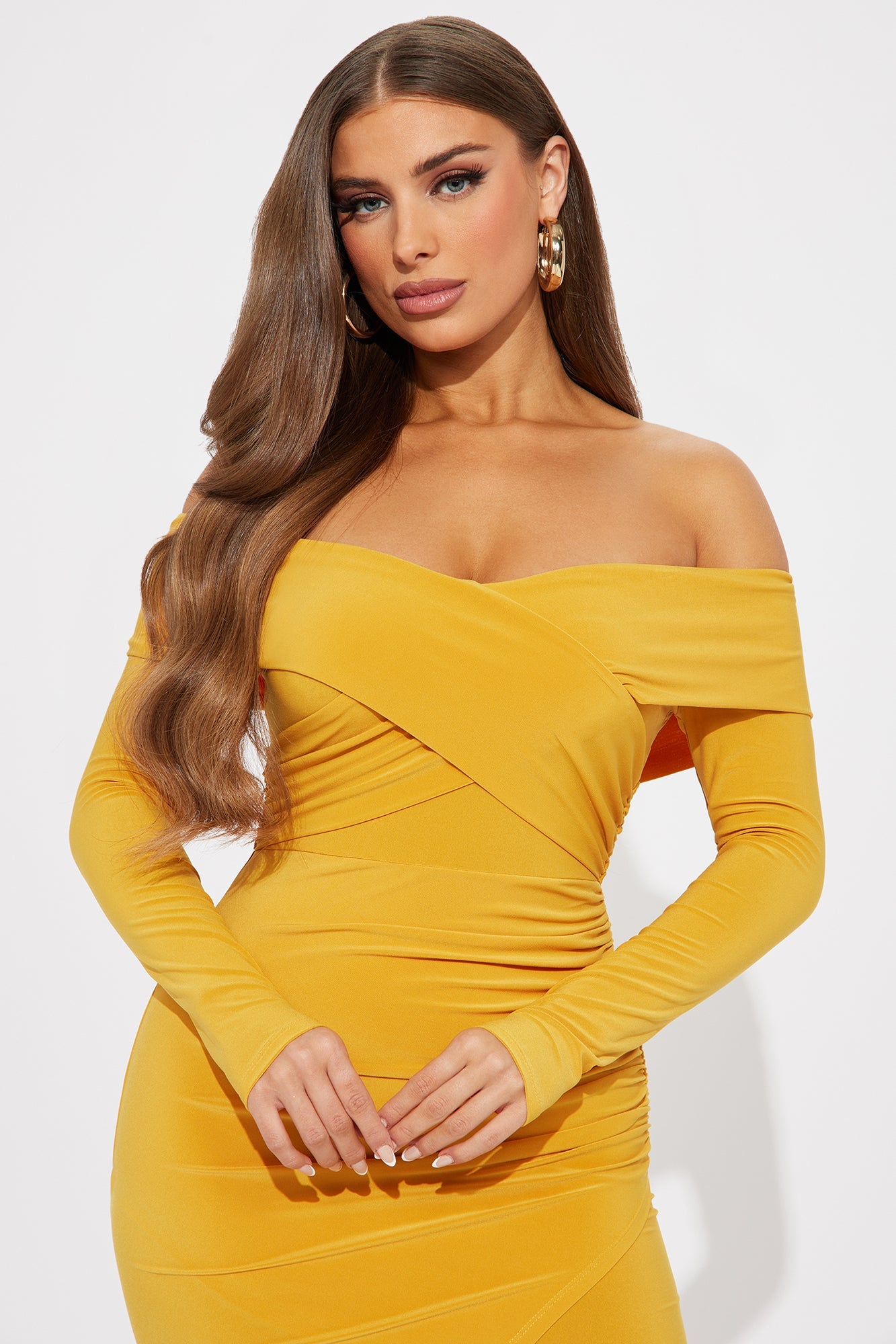 Yazmine Maxi Dress - Mustard