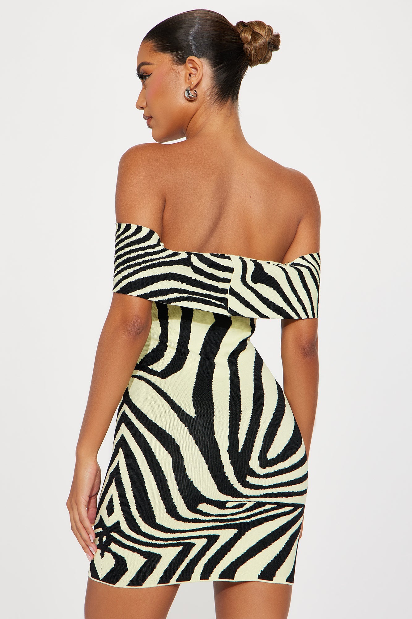 Wild Vibe Bandage Mini Dress - Lime