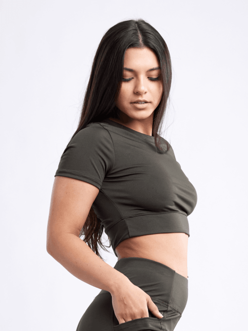 Short-Sleeve Crop Top - Zoter Shop