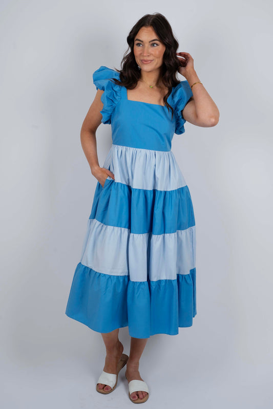 Fast Forward Dress (Blue)