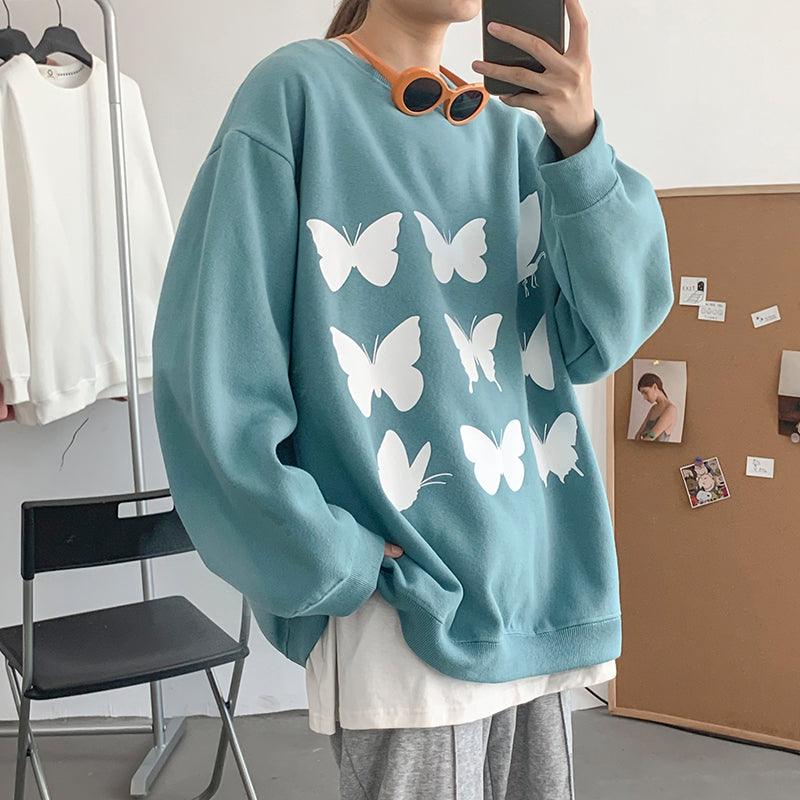 Harajuku Style Plus Fat Plus Size Sweater Women - amazitshop