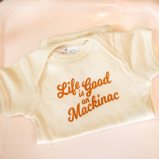 Life is Good on Mackinac Onesie