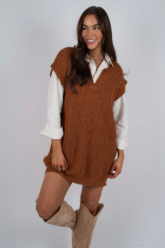 Hold My Attention Sweater Dress