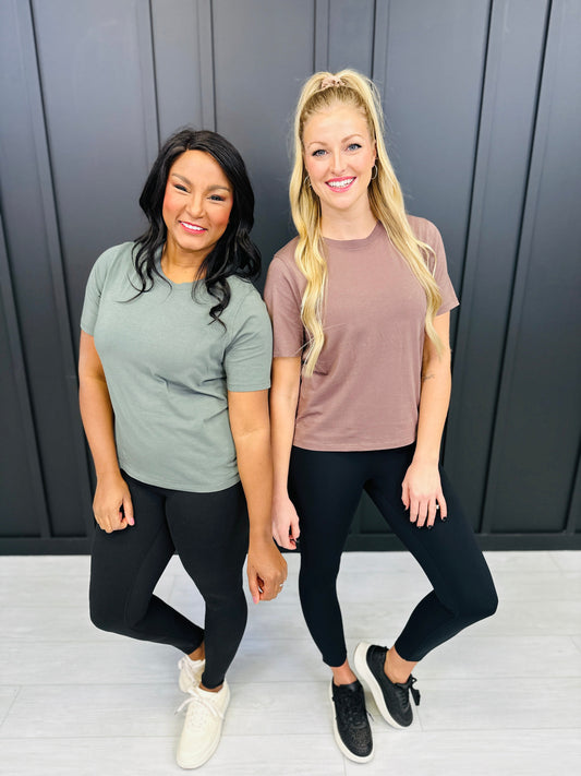 RESTOCK! Mirror On The Wall Top- Multiple Colors!