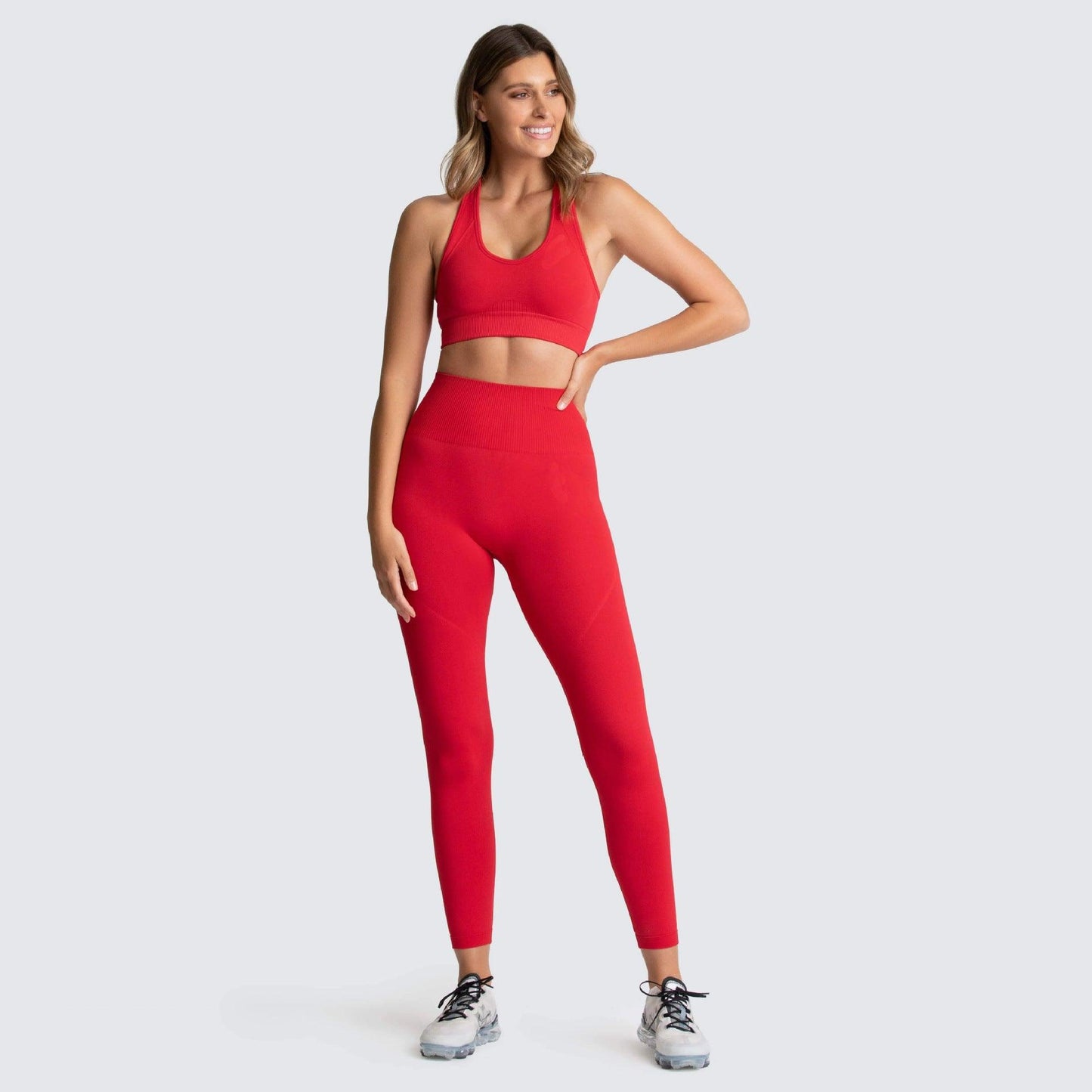Seamless Gym Set Nylon Woman Sportswear - amazitshop